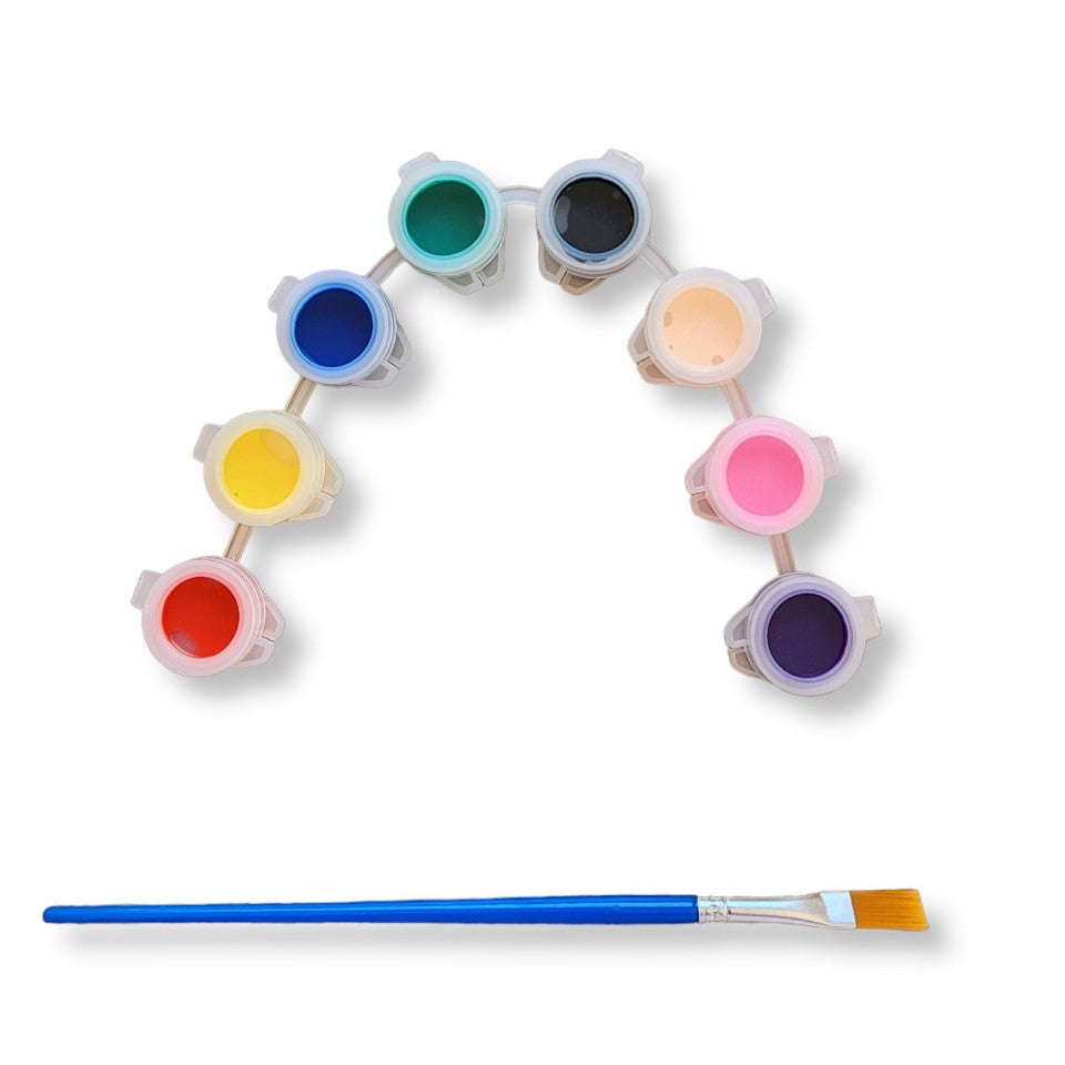 DIY Painting Kit - Paint Your Own Piggy Bank Coin Box Gift Set