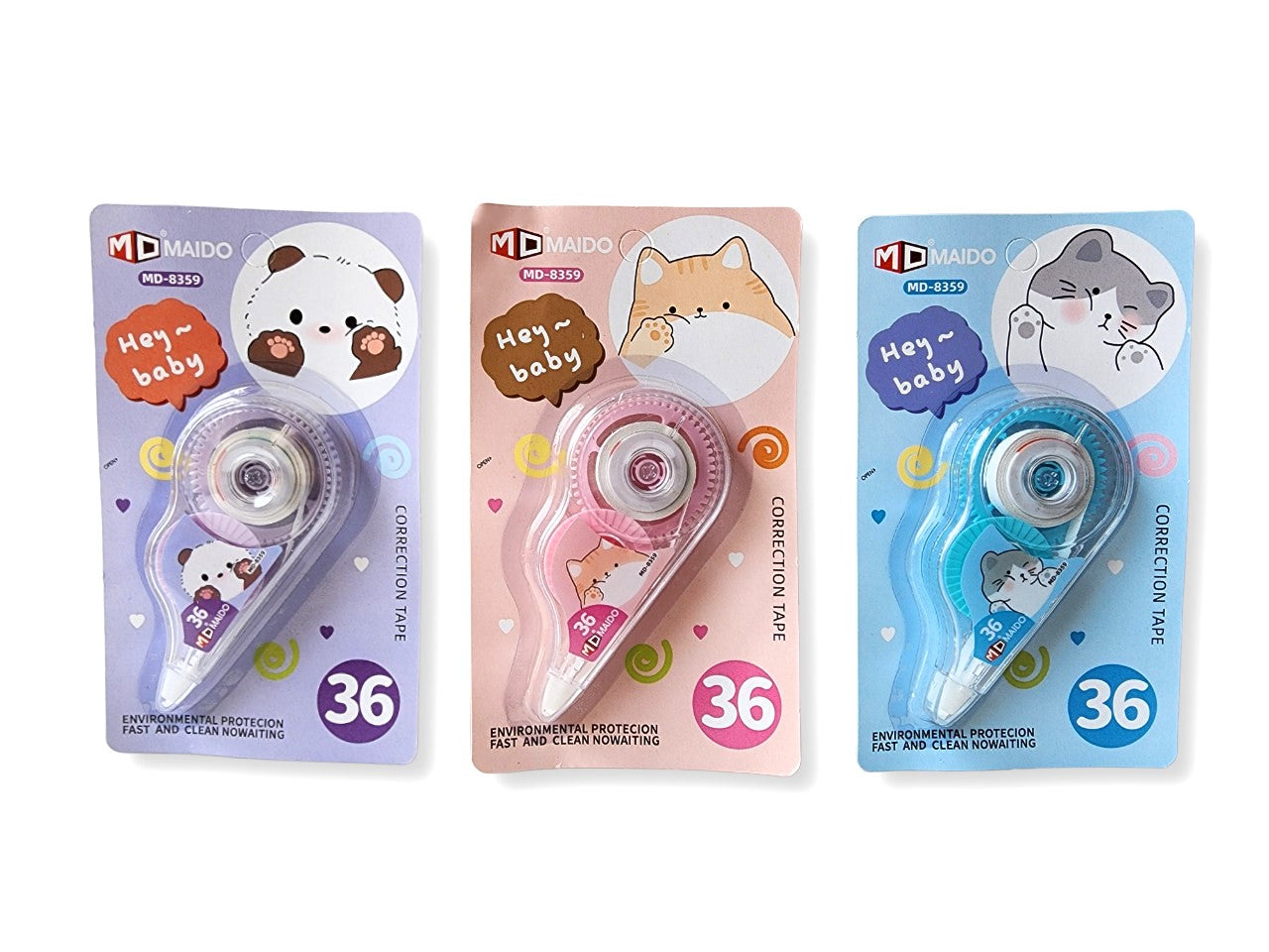 Cute Animal Correction Tape Bundle