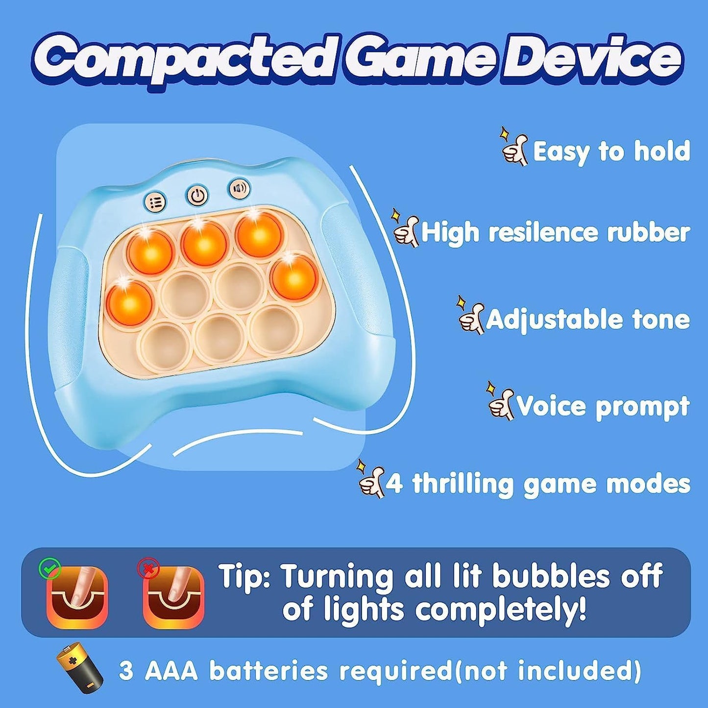 Handheld Pop Game Sensory Fidget Toy