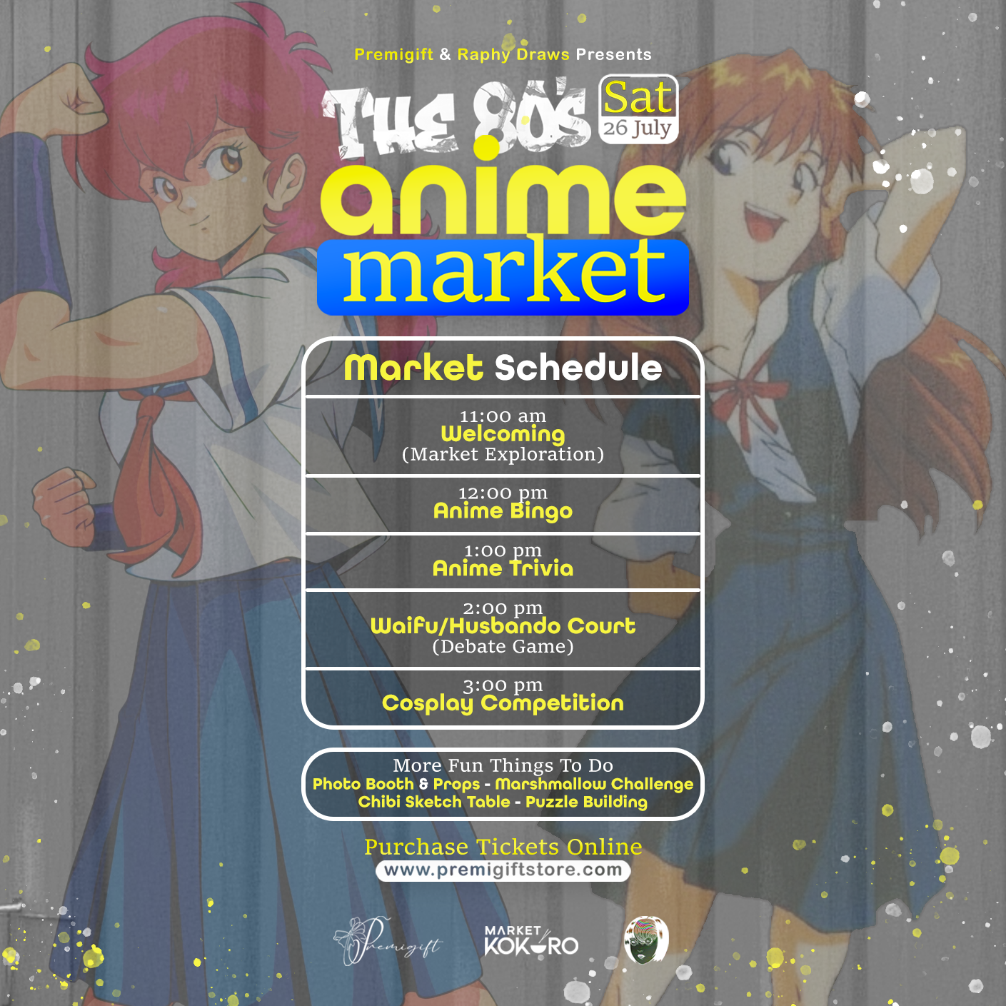 Throwback Anime Market Tickets