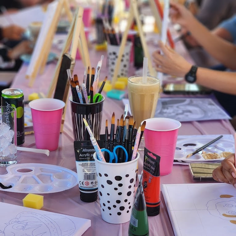 First Saturdays Sip & Paint Tickets - 4 October 2025