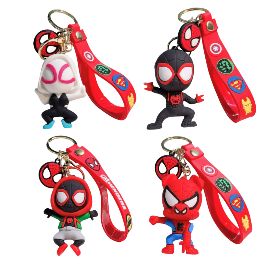 Spider-Man Character Keychain Keyring