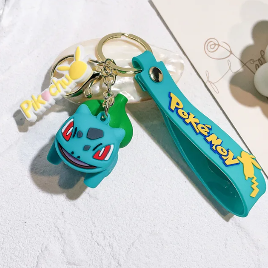 Bulbasaur Pokemon Keychain Keyring