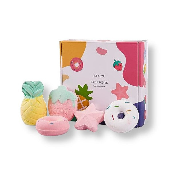 Scented Bath Bomb Bath Gift Set - Set of 5