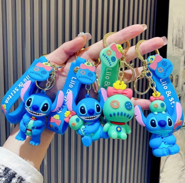 Lilo and Stitch Character Cute Keychain Keyring