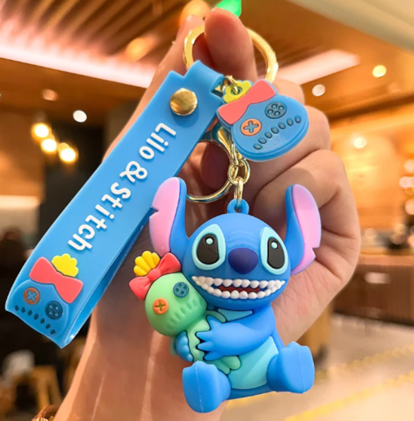 Lilo and Stitch Character Cute Keychain Keyring