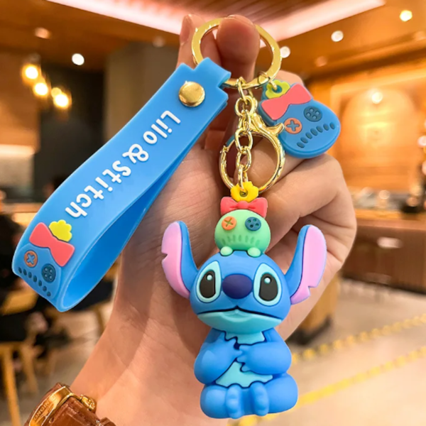 Lilo and Stitch Character Cute Keychain Keyring