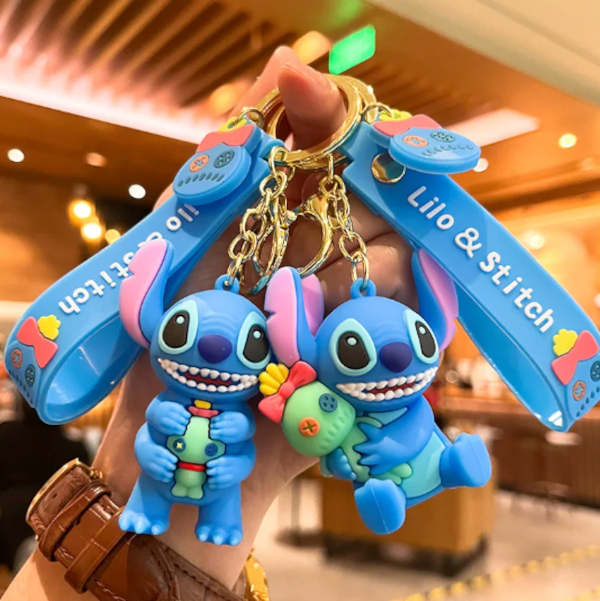 Lilo and Stitch Character Cute Keychain Keyring