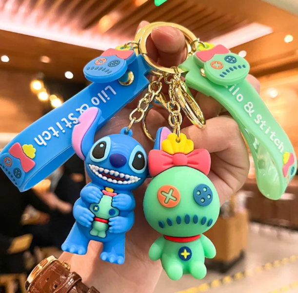 Lilo and Stitch Character Cute Keychain Keyring