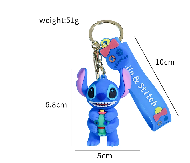 Lilo and Stitch Character Cute Keychain Keyring