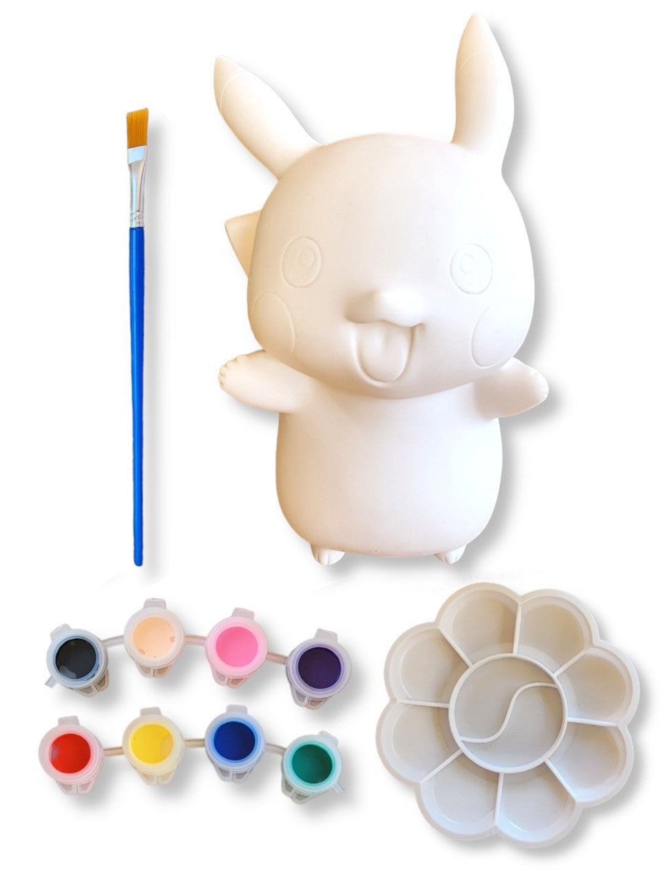 DIY Painting Kit - Paint Your Own Piggy Bank Coin Box Gift Set