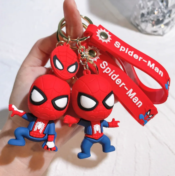 Spider-Man Character Keychain Keyring