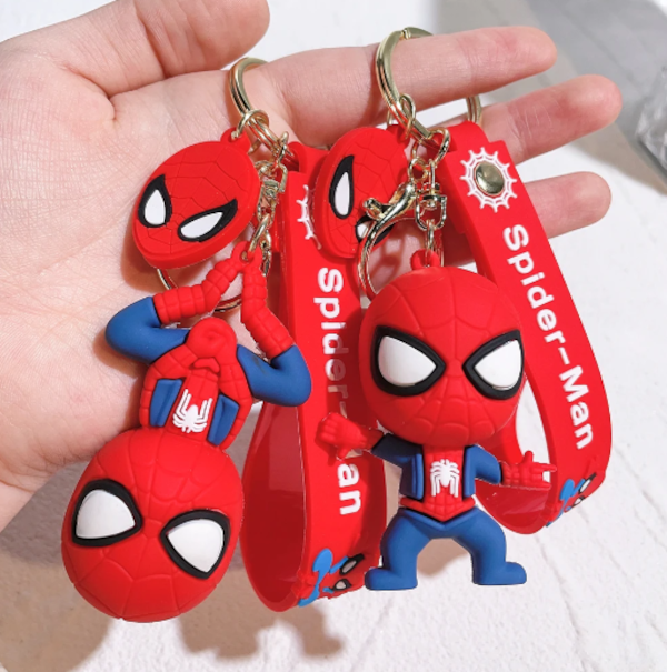 Spider-Man Character Keychain Keyring