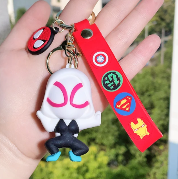 Spider-Man Character Keychain Keyring