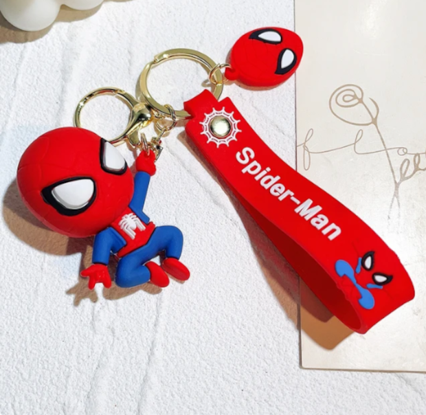 Spider-Man Character Keychain Keyring