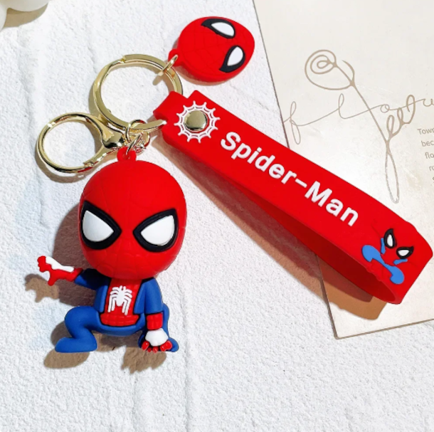 Spider-Man Character Keychain Keyring