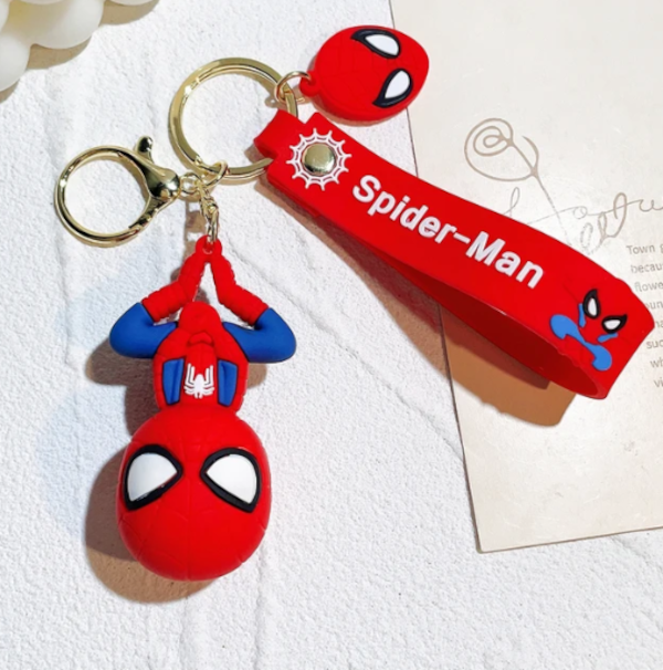 Spider-Man Character Keychain Keyring