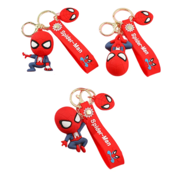 Spider-Man Character Keychain Keyring