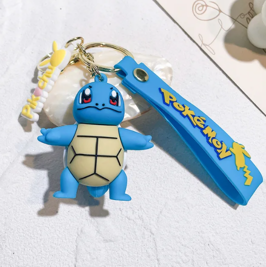Squirtle Pokemon Keychain / Keyring