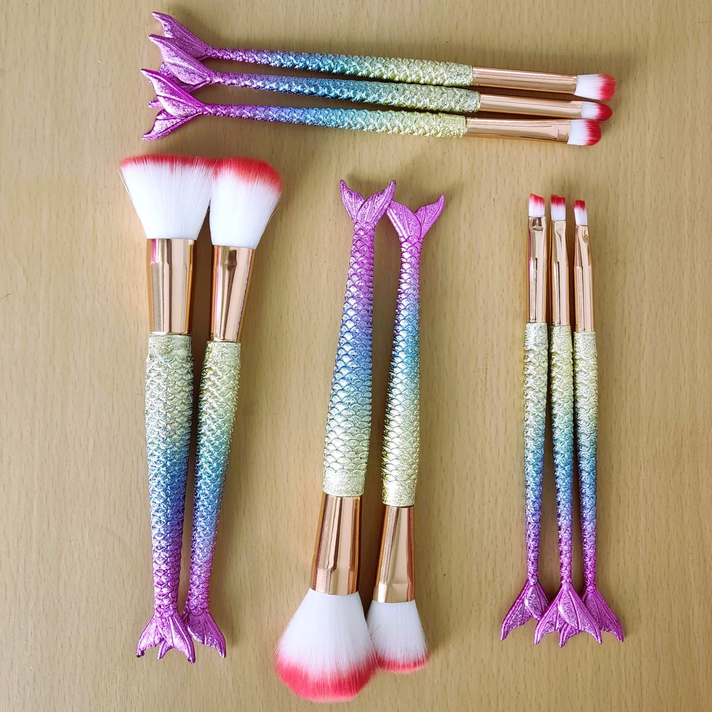 Mermaid Makeup Brush Set