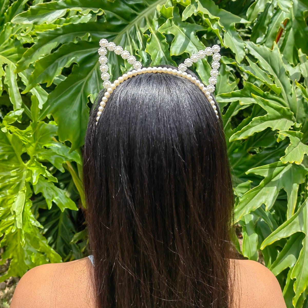 Pearl Kitty Ear Alice Band