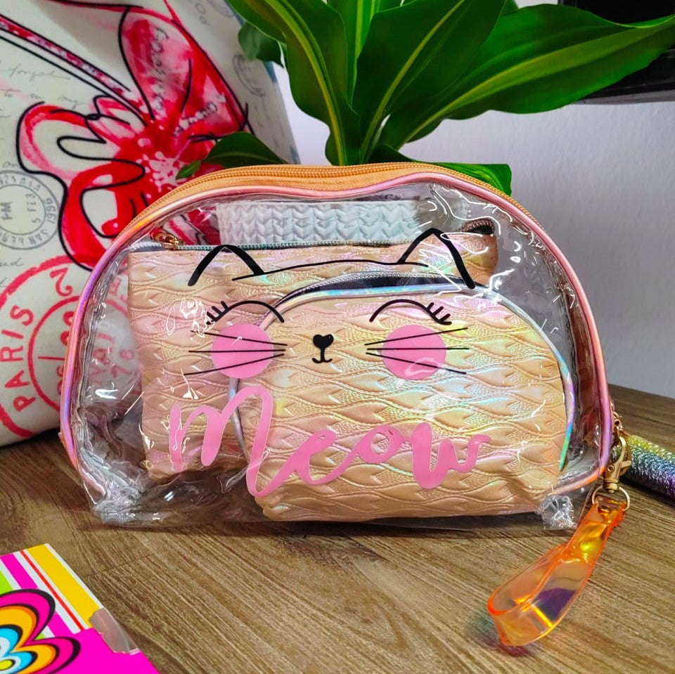 Meow Kitty Makeup Bag