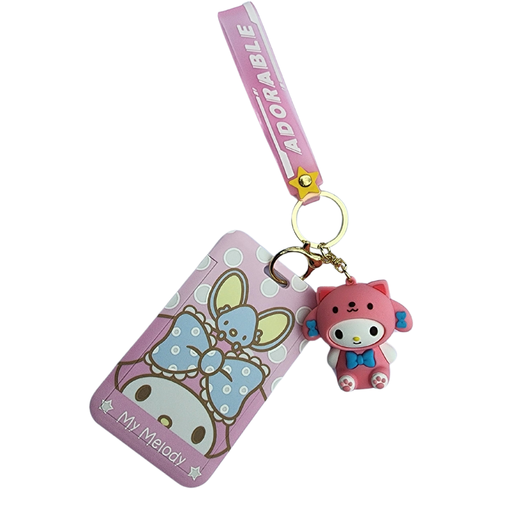 Cute Student Photocard Card Holder Keychain / Keyring