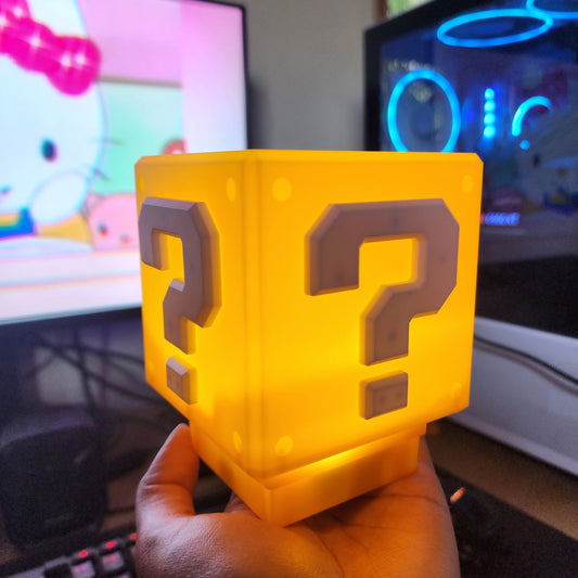 Square Mini Question Block Light with Sound Effects