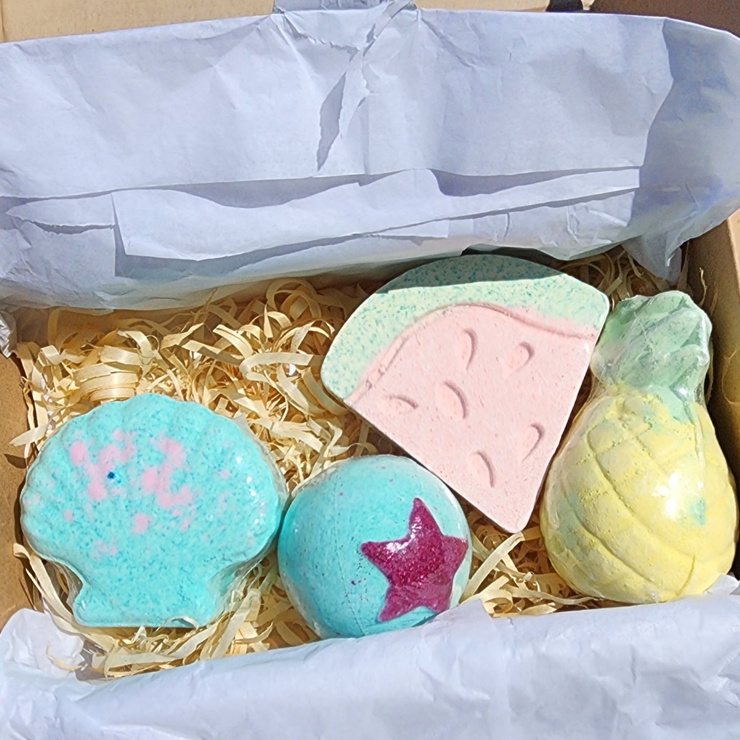 Scented Bath Bomb Bath Gift Set - Set of 4