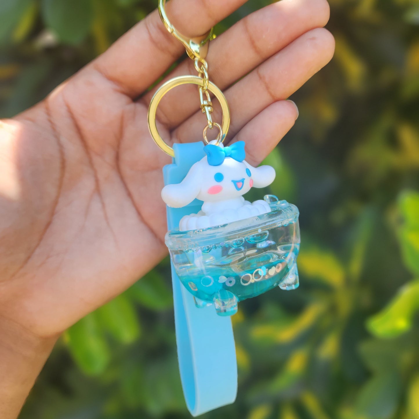 Cute Hello Kitty Bathtub Keychain / Keyring