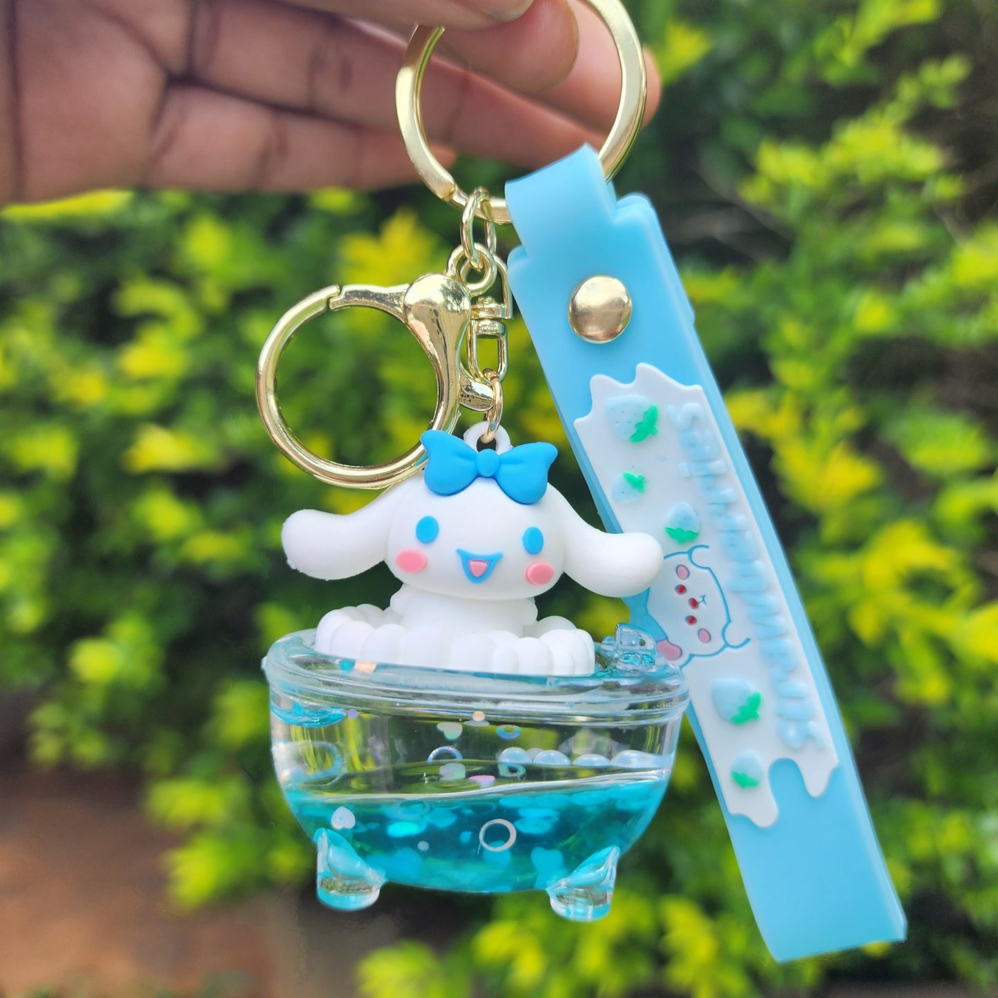 Cute Hello Kitty Bathtub Keychain / Keyring