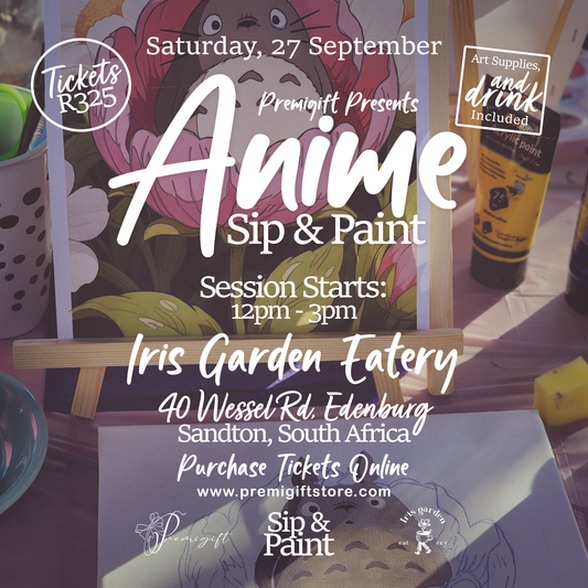 Anime Sip & Paint Tickets - 27 September 2025
