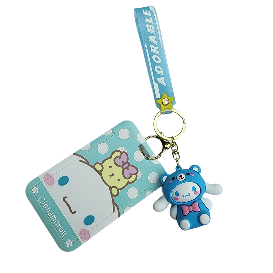 Cute Student Photocard Card Holder Keychain / Keyring