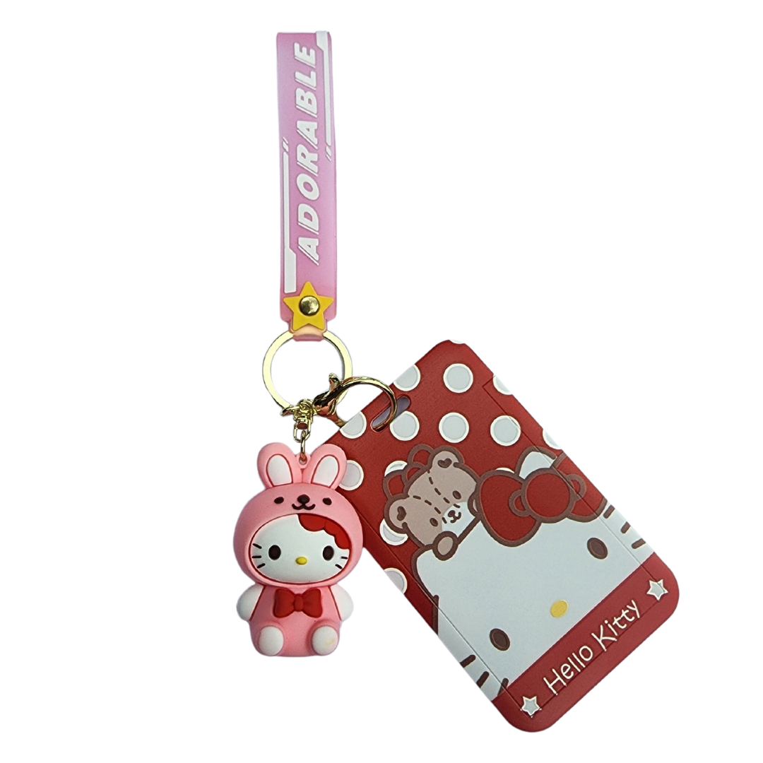 Cute Student Photocard Card Holder Keychain / Keyring