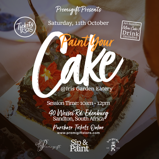 Paint Your Cake Tickets Halloween Theme - 11 October 2025