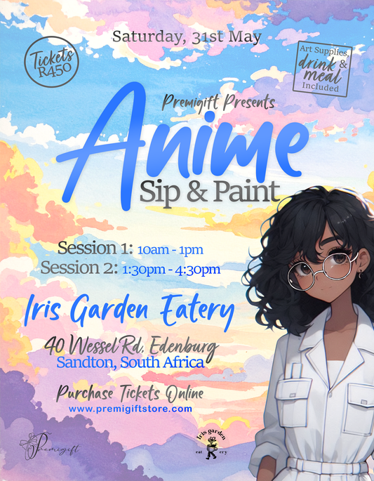 Anime Sip & Paint Tickets