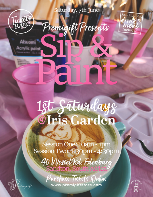 First Saturdays Sip & Paint Tickets
