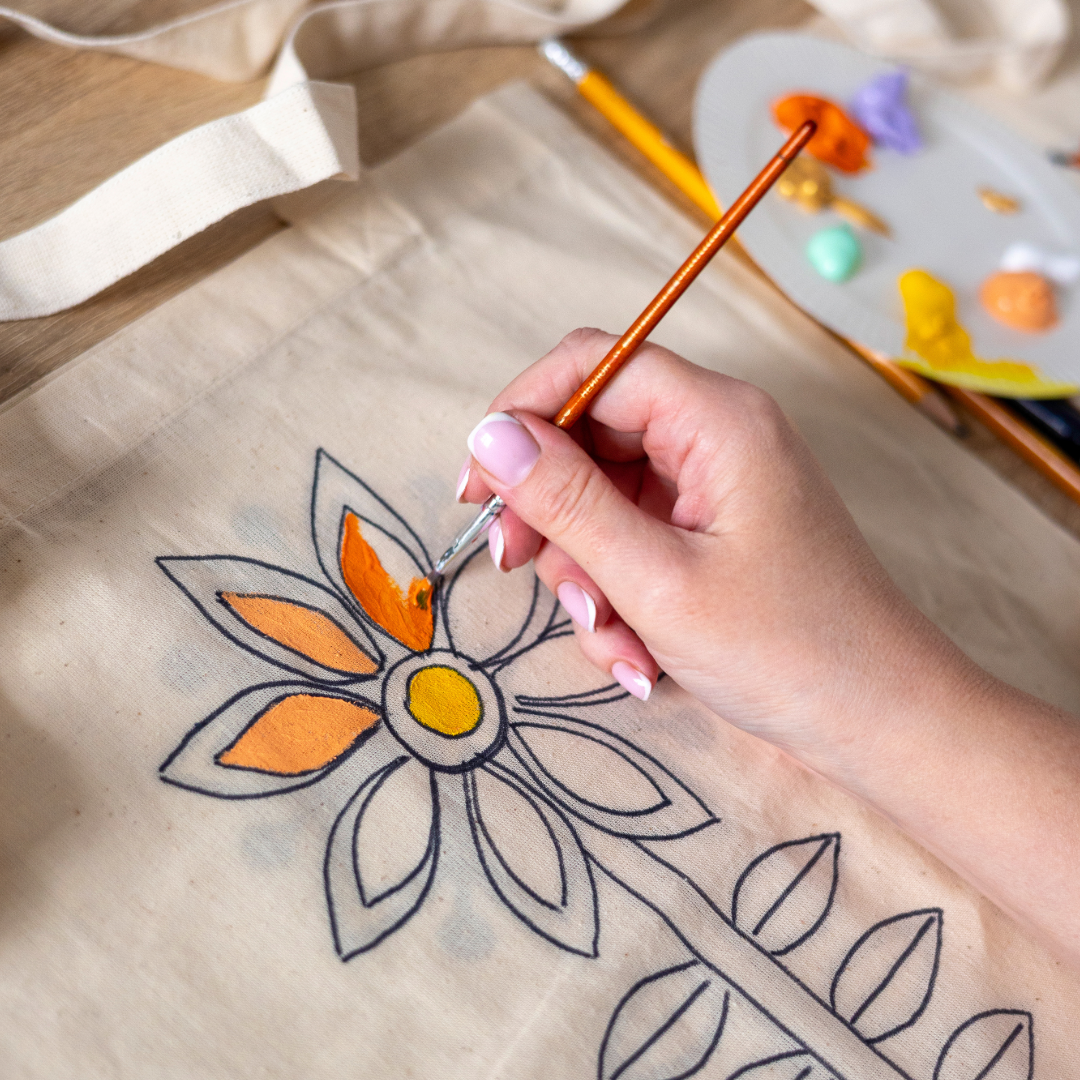 At Home Tote Bag Painting Kit