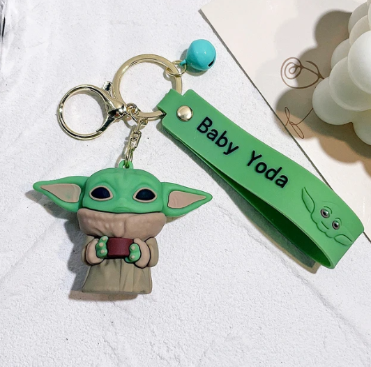 Baby Yoda Keychain Keyring