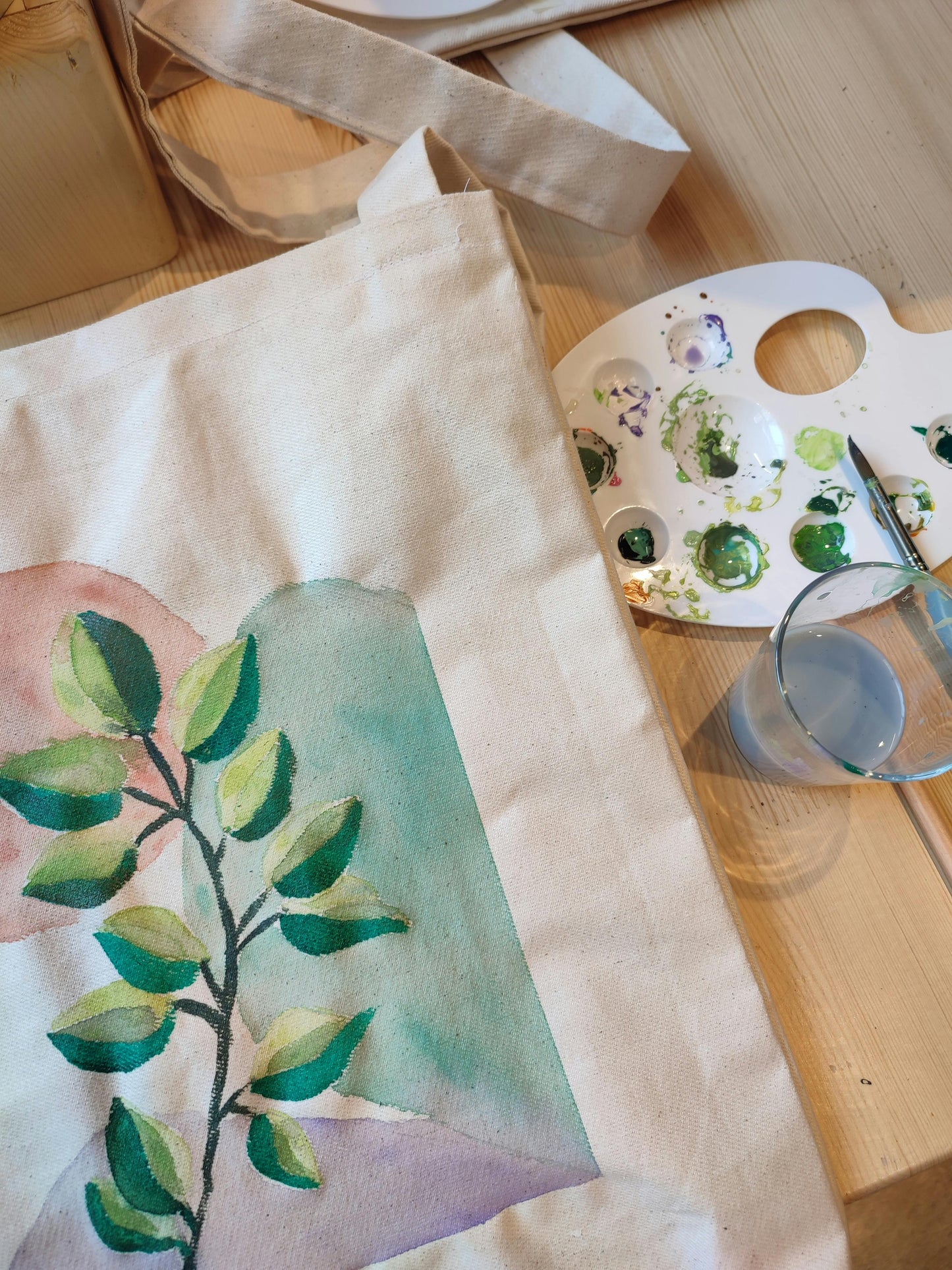 Tote Bag Sip and Paint Party Kits – Totes, Paint, Palettes & Brushes