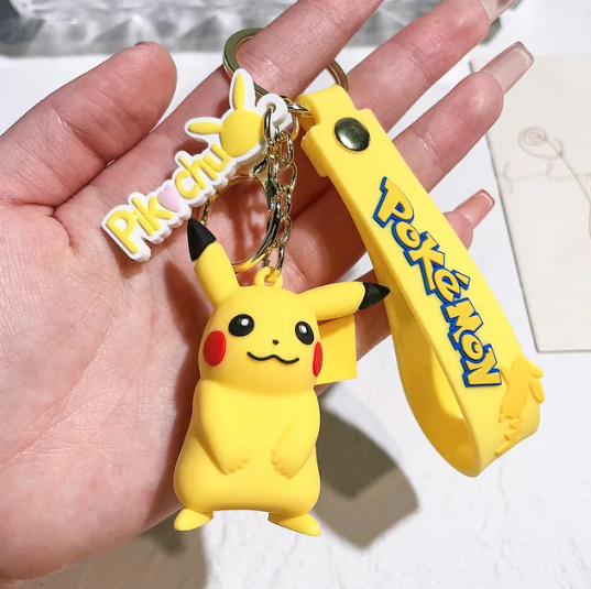 Pikachu Pokemon Keychain Keyring