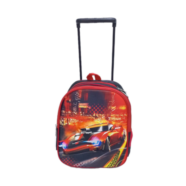 Trolley School backpack For Kids Super Car