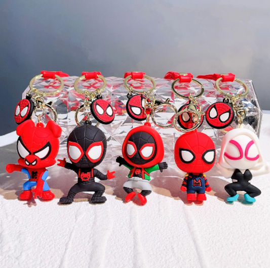 Spider-Man Character Keychain Keyring