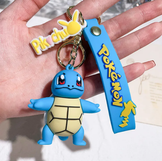 Squirtle Pokemon Keychain / Keyring