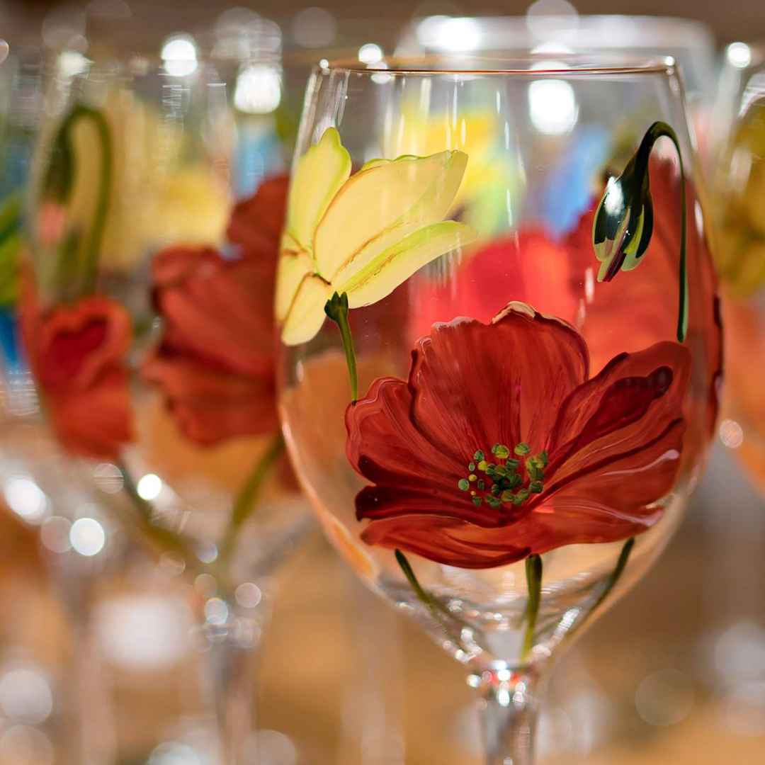 At Home Wine Glass Painting Kit