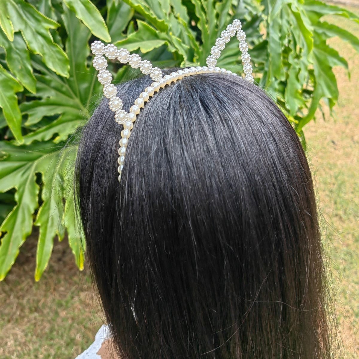 Pearl Kitty Ear Alice Band